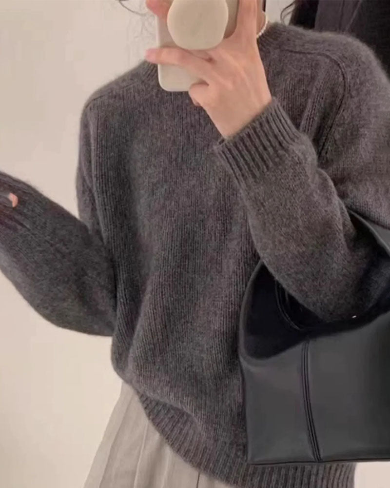 Cashmere Crewneck Sweater