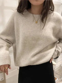 Round-Neck Pullover Sweater