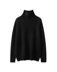Wool Turtleneck Pullover Sweater