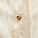 Pleated Blouse & Wide Leg Pants Set