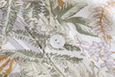 Printed Short Sleeve Shirt & Shorts Satin Pajamas Set