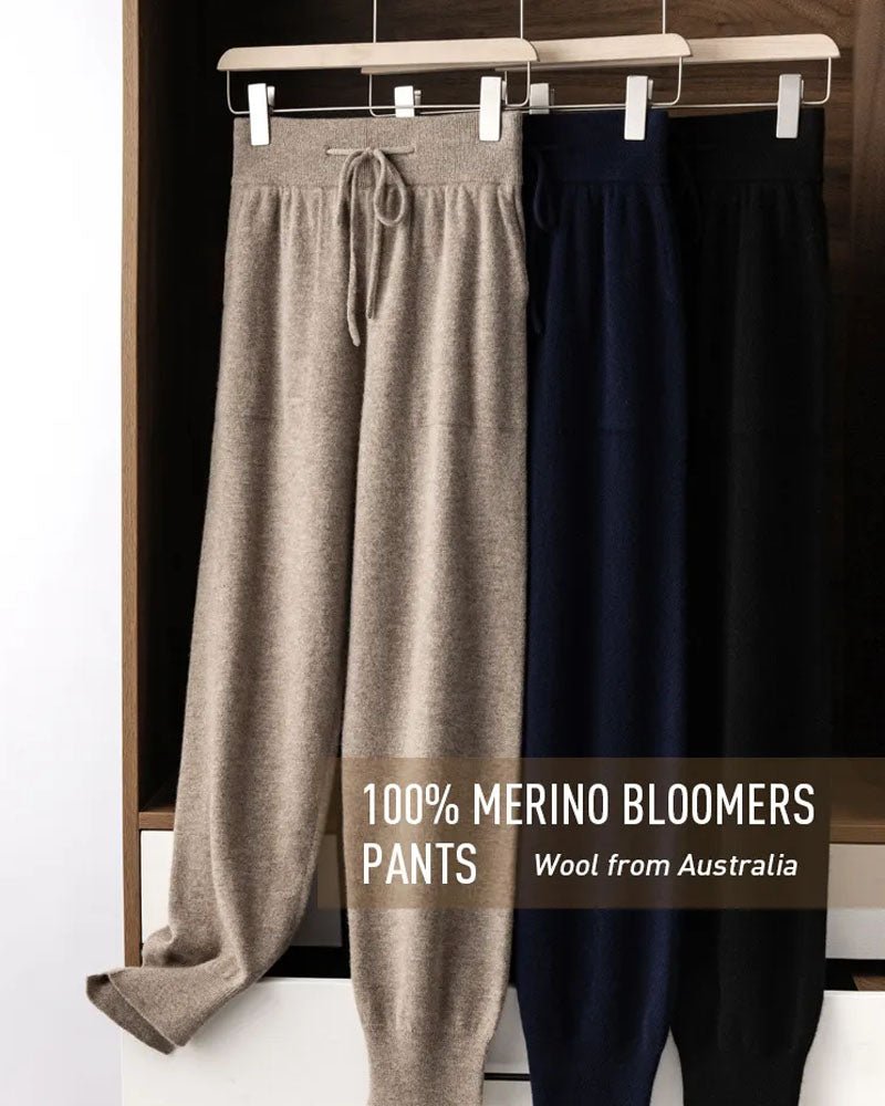 Mid Rise Merino Wool Joggers