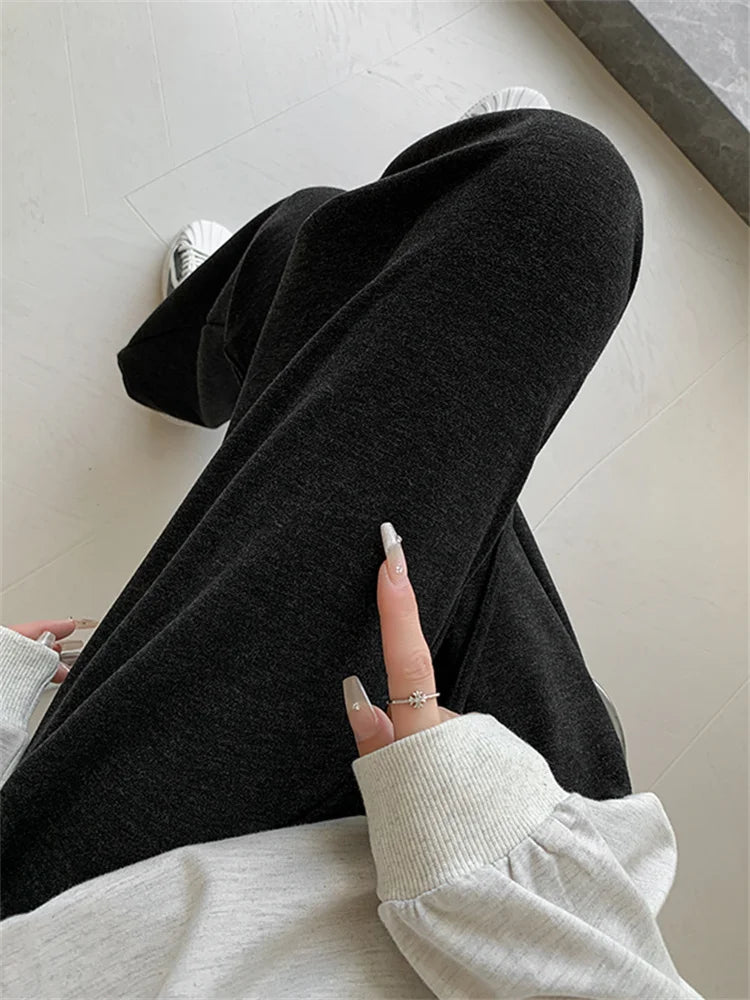 High Waisted Wide Leg Sweatpants