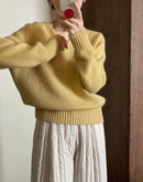 V-neck Pure Cashmere Sweater