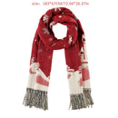 Christmas Snowflake Long Scarf
