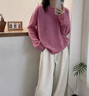Oversized Cashmere Boatneck Sweater Gentle Herd