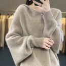 Hooded 100% Wool Knitted Sweater