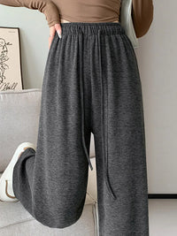 High Waisted Wide Leg Sweatpants