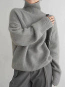 Oversized Turtleneck Cashmere Sweater