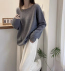 Oversized Cashmere Boatneck Sweater Gentle Herd