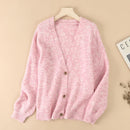 Wool Blend Soft Knitted Short Cardigan