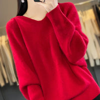 Hooded 100% Wool Knitted Sweater
