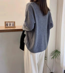 Oversized Cashmere Boatneck Sweater Gentle Herd