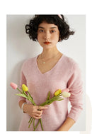 V-Neck Cashmere Basic Jumper