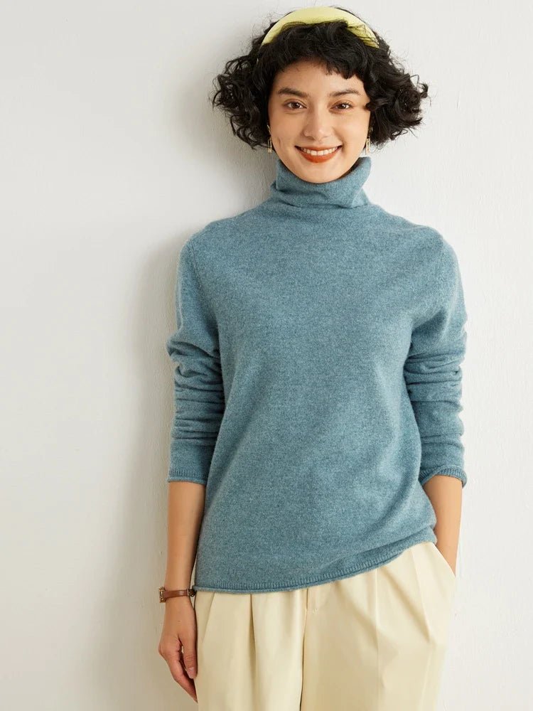 Cashmere Pile Collar Jumper