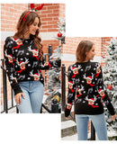 Elk Jacquard Christmas Sweater