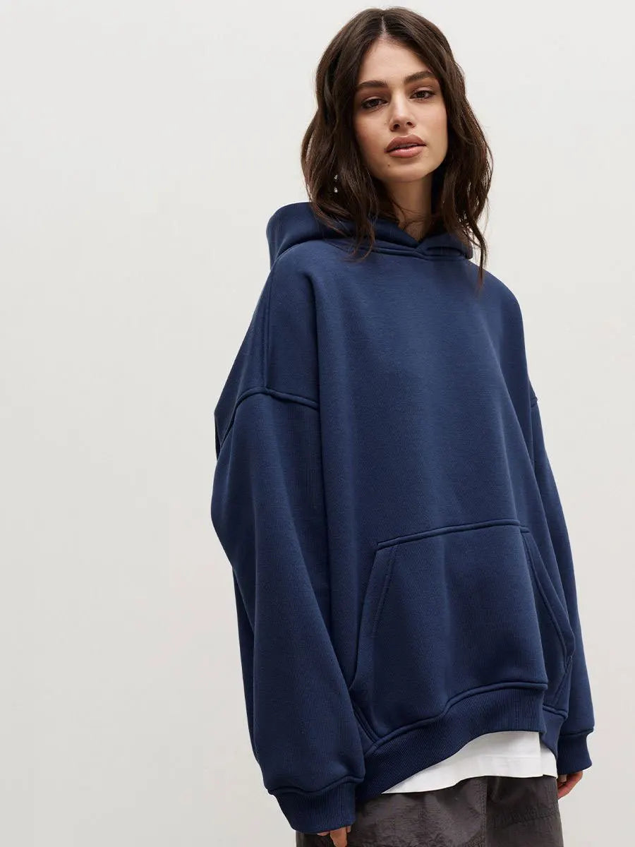 Fleece Oversized Hoodie Sweatshirt