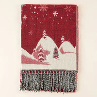 Christmas Snowflake Long Scarf