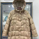 Hooded Long White Duck Down Coat
