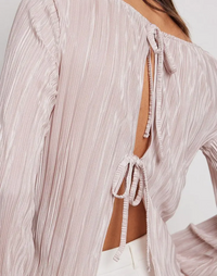 Designers' Lace-Up Long Sleeves Shirt