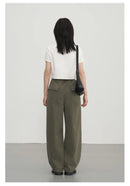 Cotton Blended Wide Leg Hip Hop Trousers